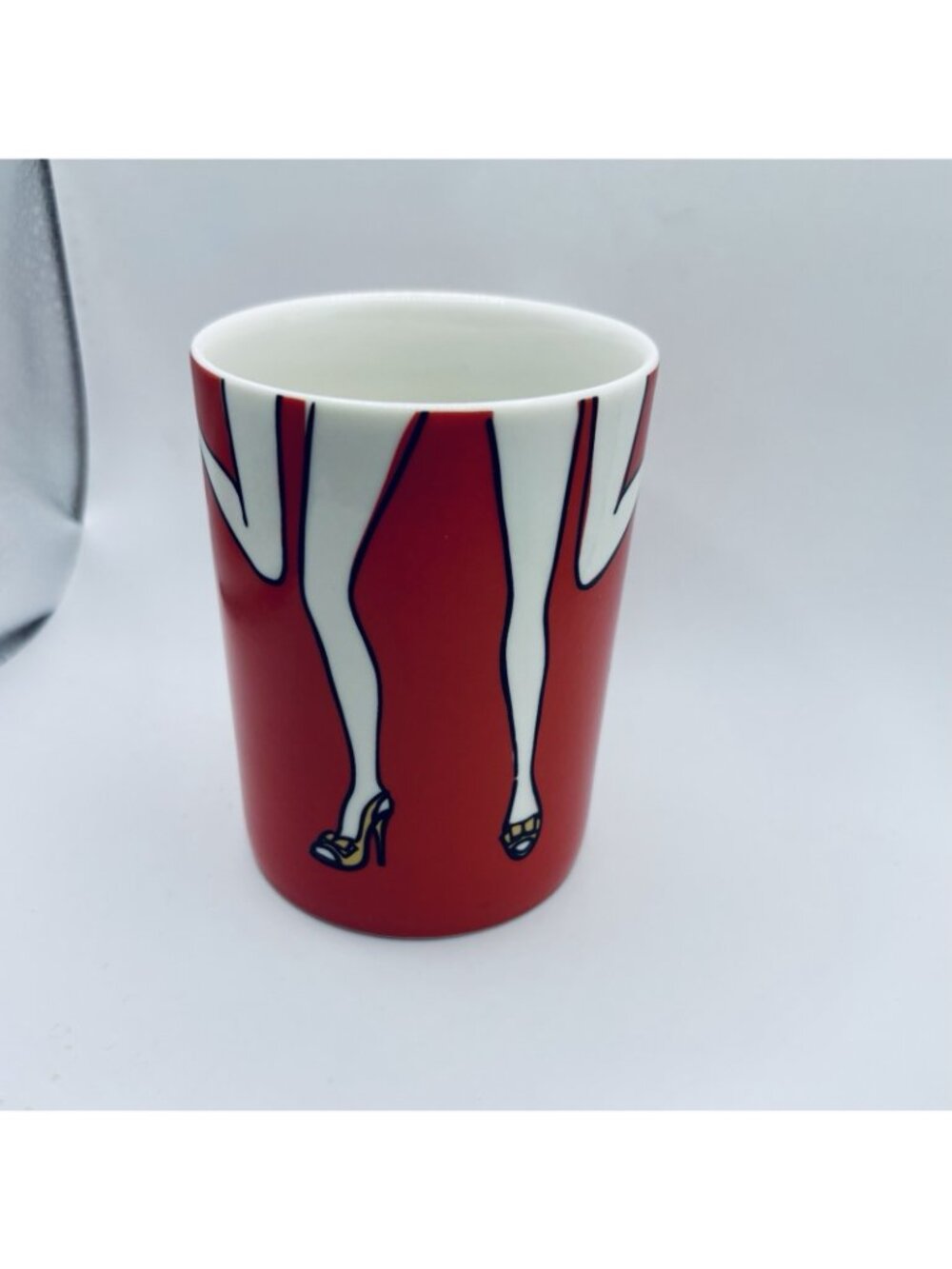 Kate Spade Lenox New York Things We Love Cha Cha Cha Legs Coffee Tea Mug. RARE! - Picture 3 of 9